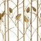 Baxton Studio Anaya Modern and Contemporary Glam Brushed Gold Finished Metal and Glass Leaf Accent End Table 177-11188-Zoro - alternate 5